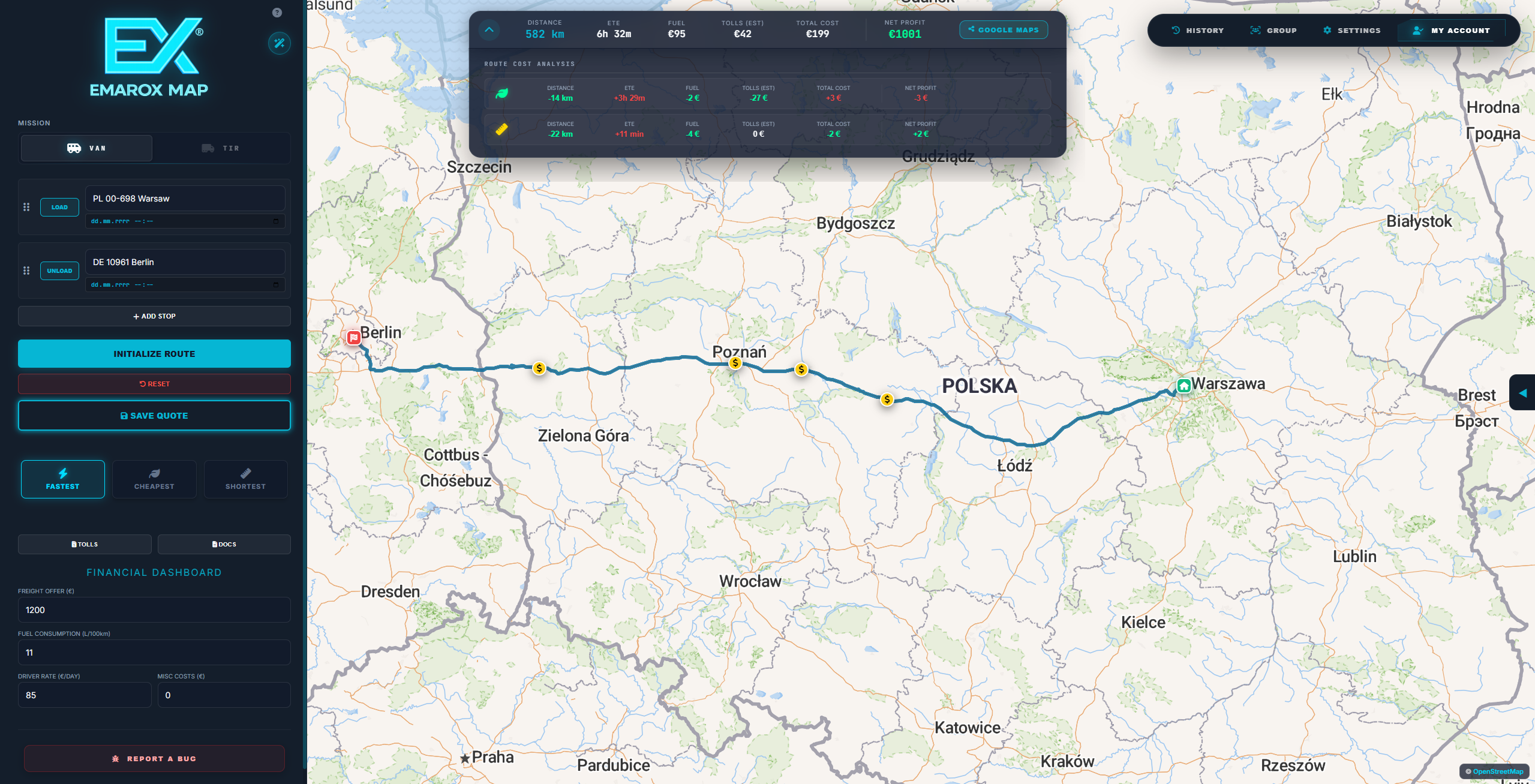 Logistics Dashboard